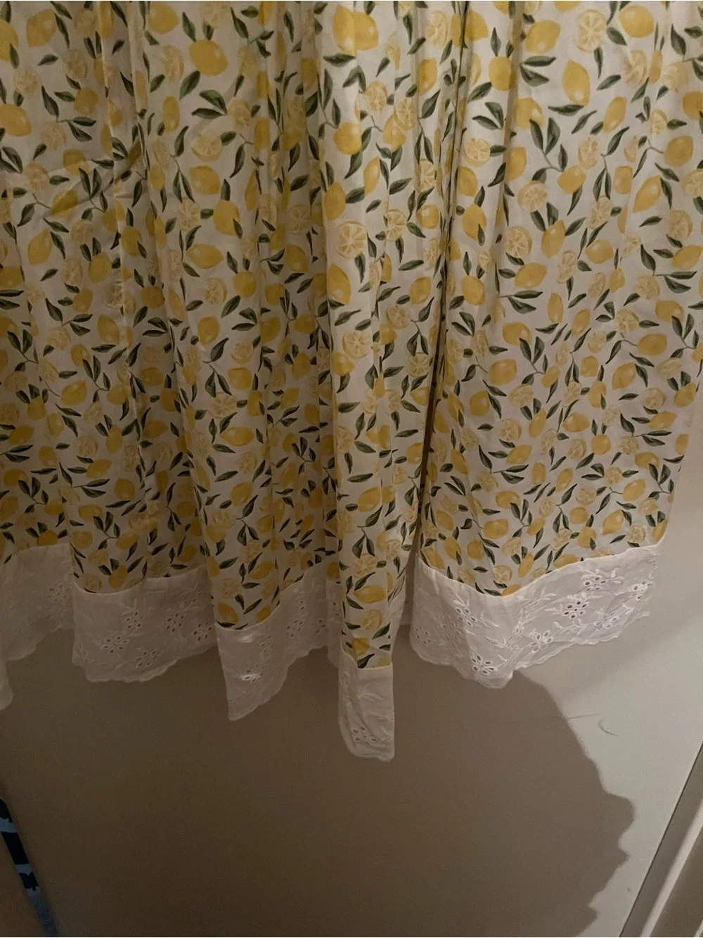 torrid White Sundress with Yellow Lemon Print, size 20